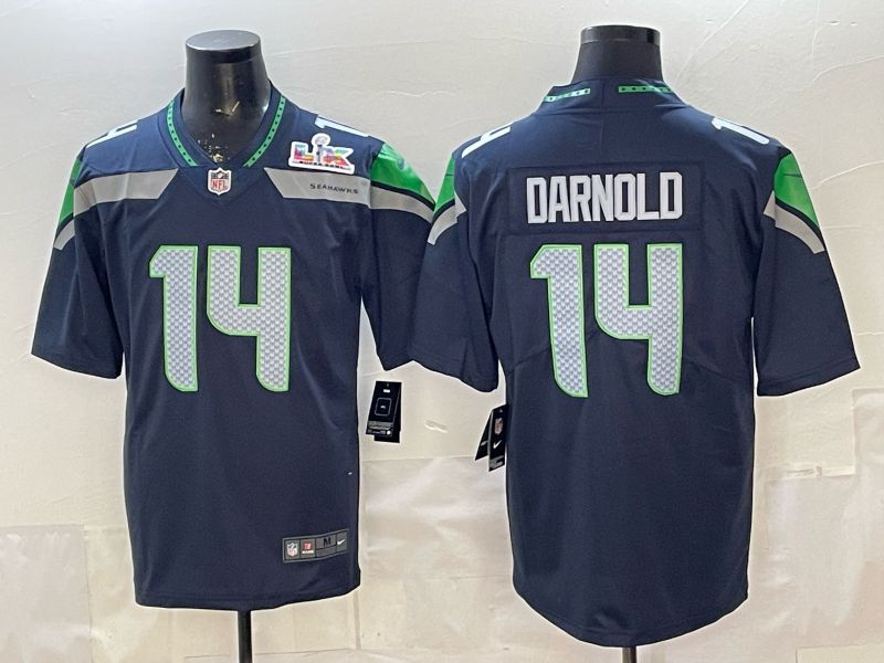 Men 2026 Seattle Seahawks #14 Darnold Blue Nike Limited NFL Jersey 02->seattle seahawks->NFL Jersey